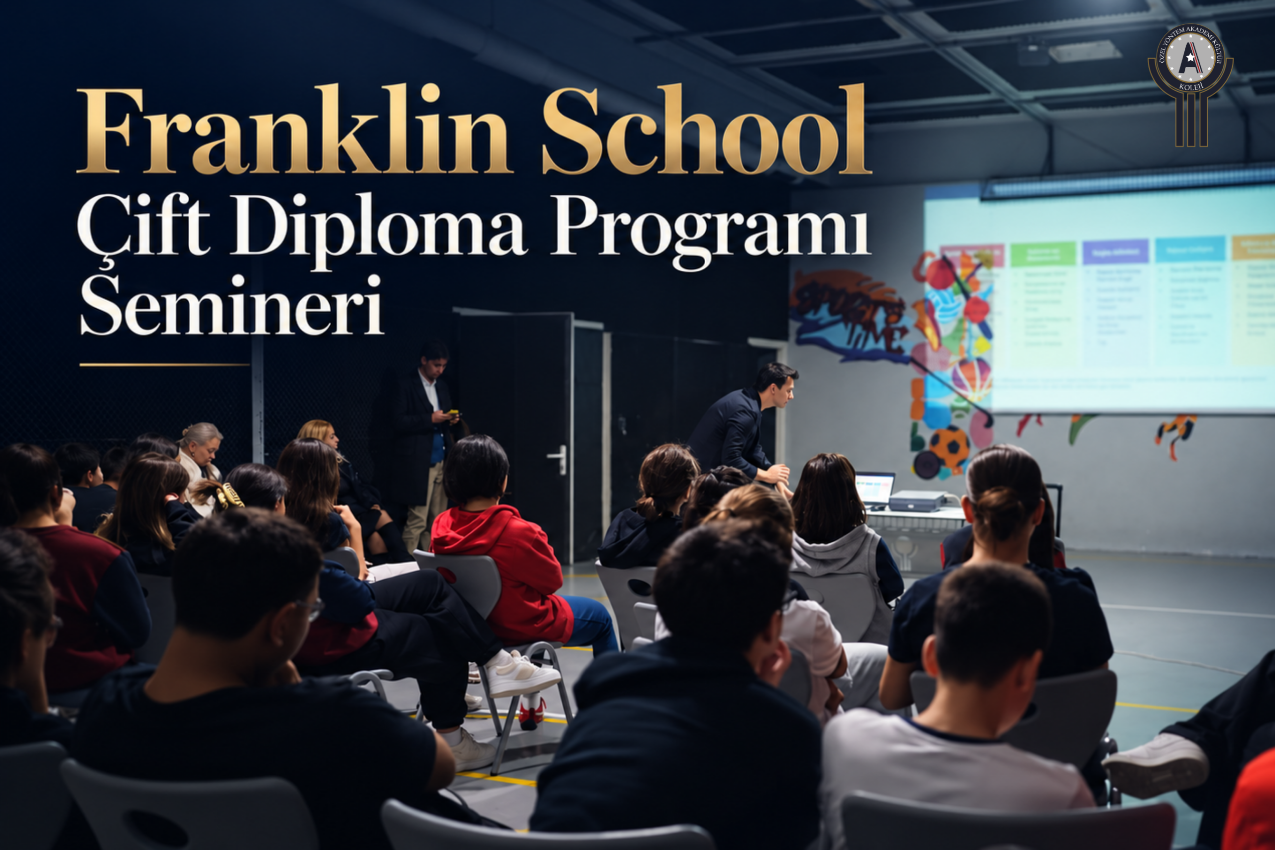 Yöntem Akademi Kültür Koleji’nde Franklin School Çift Diploma Programı semineriyle öğrencilerimiz uluslararası lise diploması fırsatlarını keşfetti.